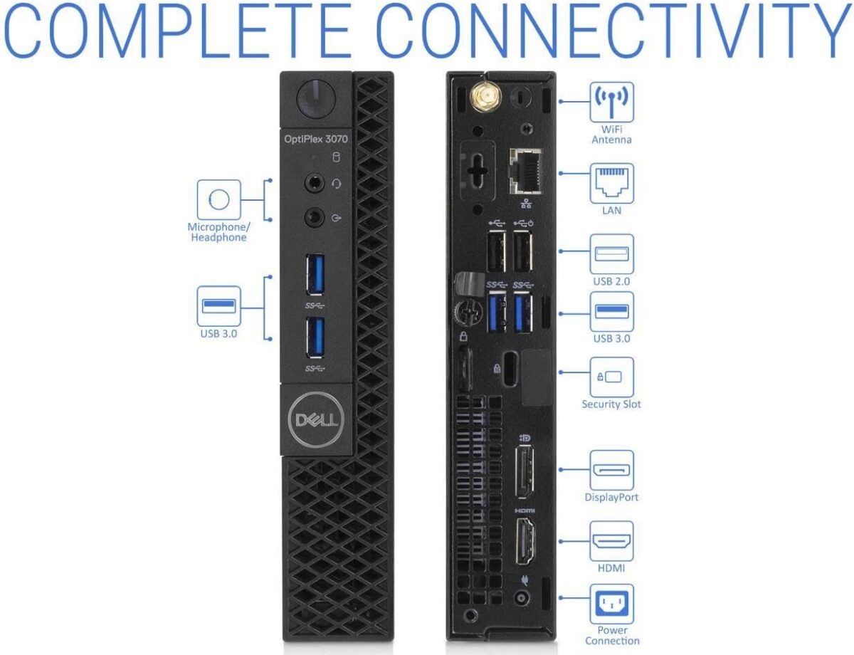 DELL OptiPlex 3070 micro i5-9500T 16GB 256GB SSD Win11pro USED - Image 2