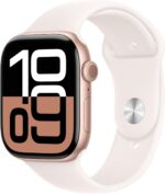 Apple Watch Series 10 rose gold aluminium 46mm 4G light blush sport band Size M/L