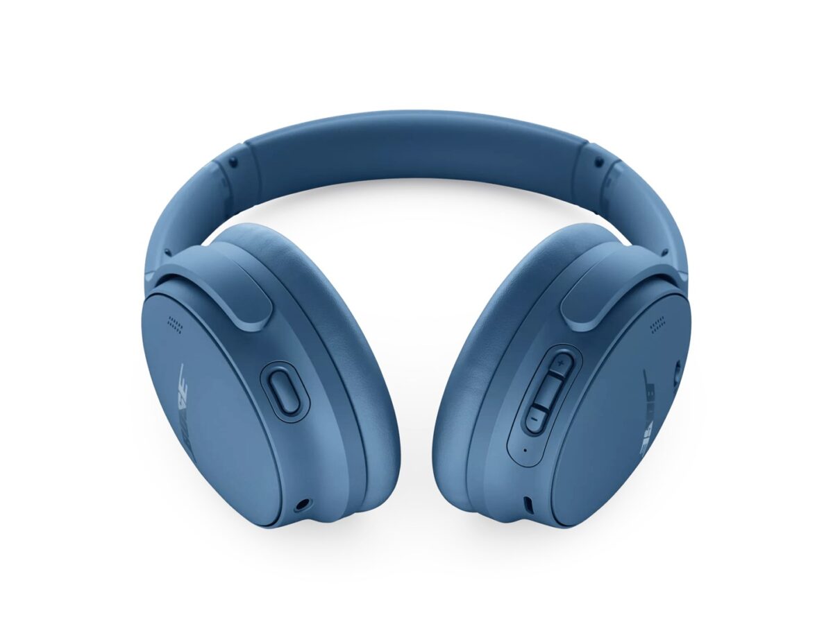 Bose QuietComfort 884367-1300 Over-Ear Headphones Wired/ Wireless Bluetooth Blue - Image 1
