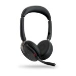 Jabra Evolve2 65 Flex Headset Wired and Wireless Headband Office/Call Centre Bluetooth Black