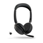 Jabra Evolve2 65 Flex Headset Wired and Wireless Headband Office/Call Centre Bluetooth Black - Image 4