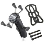 RAM Mounts X-Grip Phone Mount with Motorcycle Handlebar Clamp Base - Image 2
