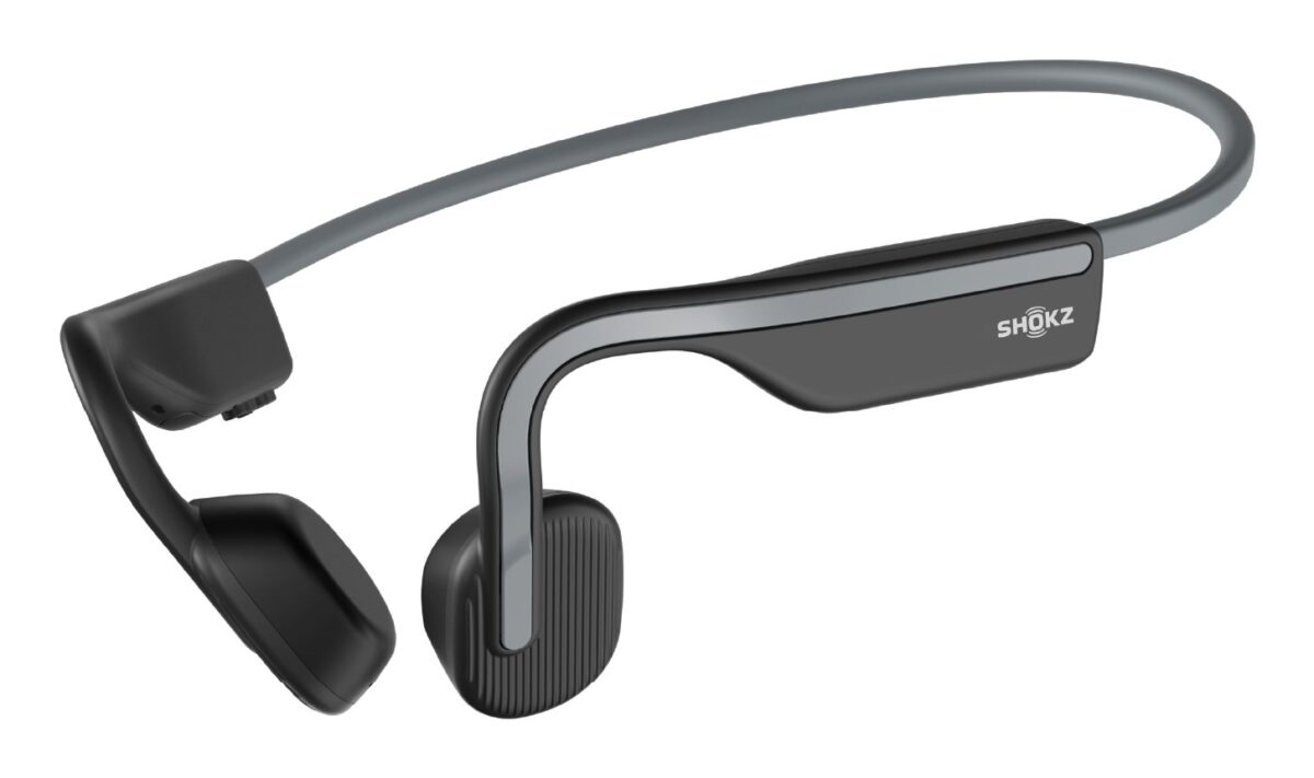 SHOKZ OpenMove Headphones Wireless Neck-band Sports Bluetooth Grey - Image 2