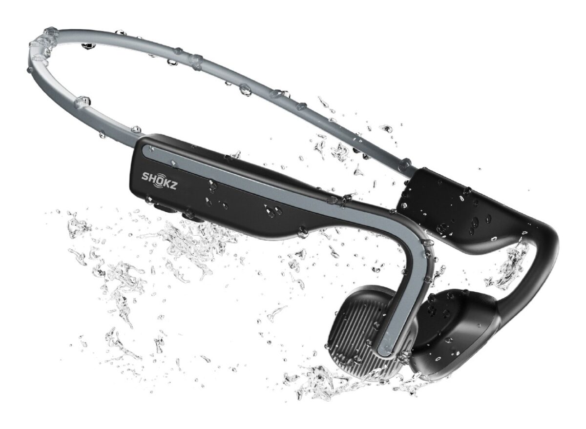 SHOKZ OpenMove Headphones Wireless Neck-band Sports Bluetooth Grey - Image 3