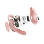 SHOKZ OpenFit Air Headset Wireless Ear-hook Calls/Music/Sport/Everyday Bluetooth Rose - Image 3