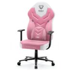 DIABLO X-GAMER gaming chair pink and white - Image 2