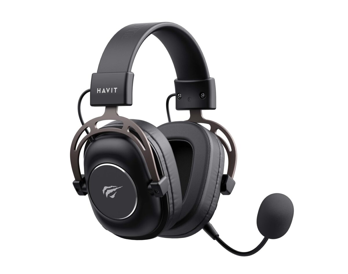 Havit H2002YG - 2.4G gaming headphones (black and ochre) - Image 6