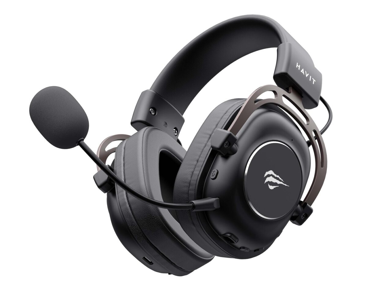 Havit H2002YG - 2.4G gaming headphones (black and ochre) - Image 5