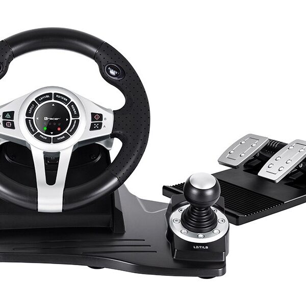 Tracer TRAJOY46524 Gaming Controller Black Steering wheel + Pedals PlayStation 4  Playstation 3