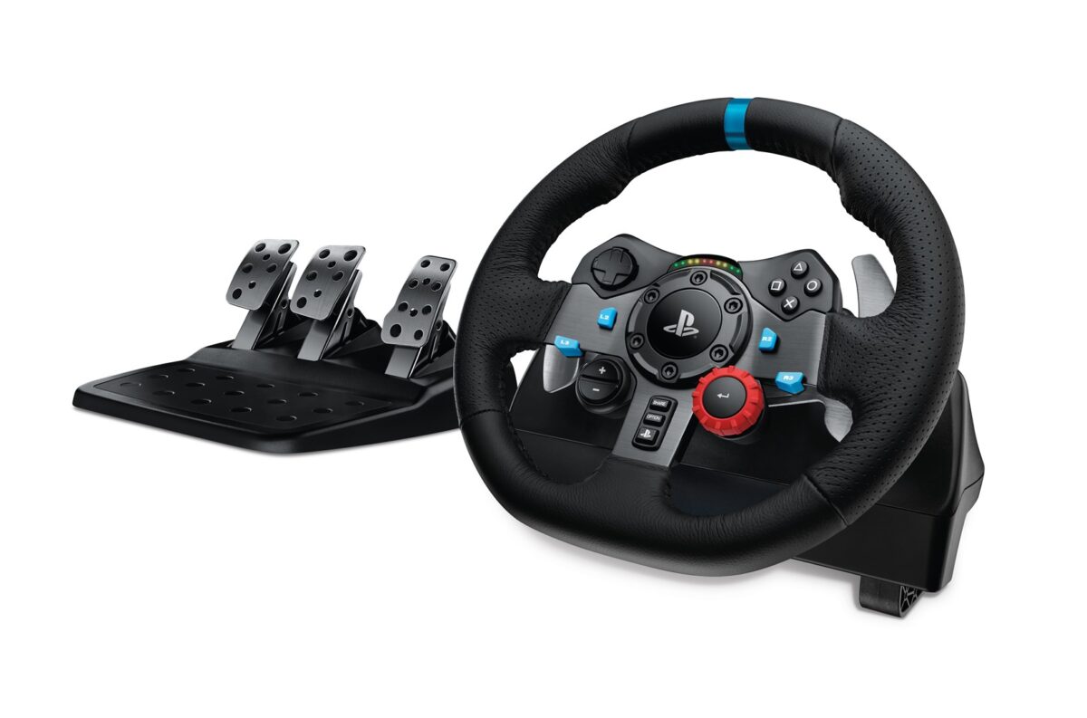 Logitech G G29 Steering wheel + Pedals Playstation 3 PlayStation 4 Analogue USB 2.0 Black - Image 1