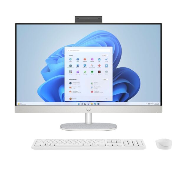 HP 27-cr0232nw AMD Ryzen™ 5 7520U 68.6 cm (27 ) 1920 x 1080 px All-in-One PC 16 GB LPDDR5-SDRAM 512 GB SSD Windows 11 Home Wi-Fi 6 (802.11ax) White