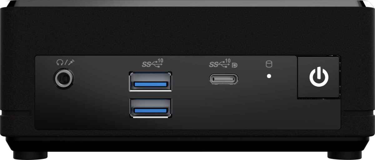 MSI Cubi ADL-001EU N200 mini PC Intel Pentium N 4 GB DDR4-SDRAM 128 GB SSD Windows 11 Pro Workstation Black - Image 2