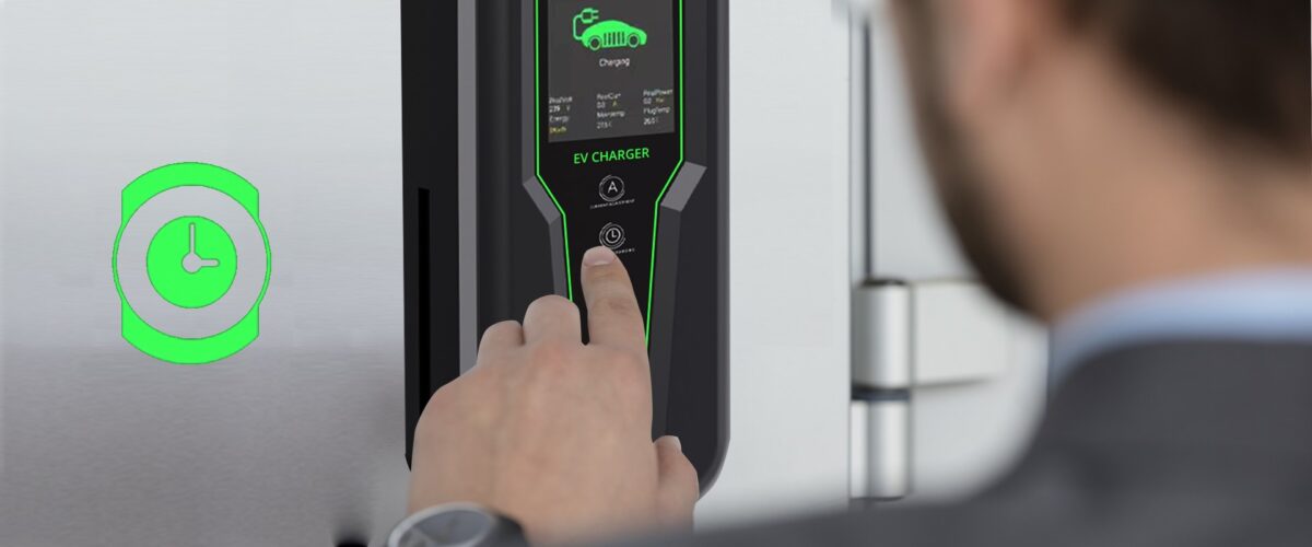 Qoltec Mobile charger for electric cars EV with 2-in-1 adjustment Type 2 7kW CEE 32A/5 PIN 230V LCD Portable Wallbox 5m - Image 2