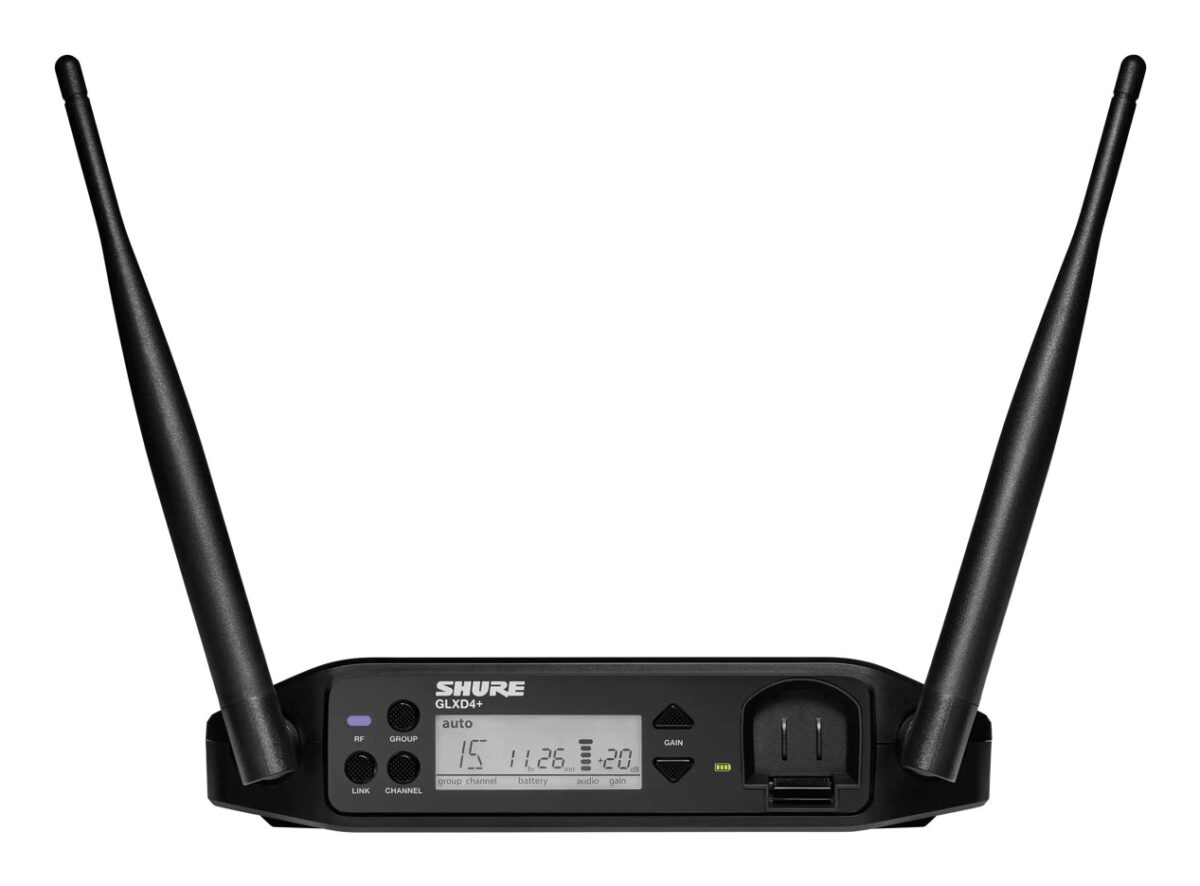 Shure GLXD14+E-Z4 - DUAL BAND digital wireless system with bodypack transmitter and WA302 guitar cable - Image 4