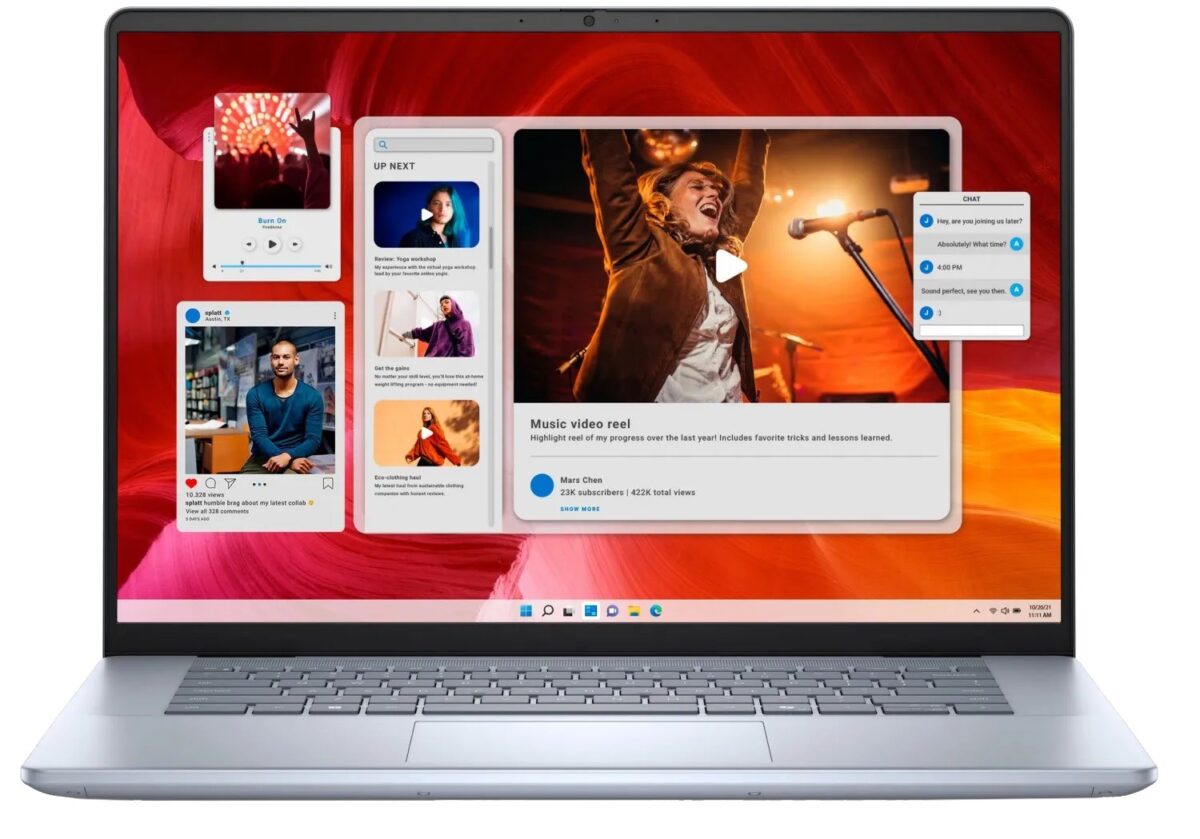 DELL Inspiron 16 7640 Intel Core Ultra 7 155H Laptop 40.6 cm (16 ) WUXGA Touch 32 GB LPDDR5x-SDRAM 1 TB SSD Wi-Fi 6E (802.11ax) Windows 11 Home Blue New Repack/Repacked - Image 1