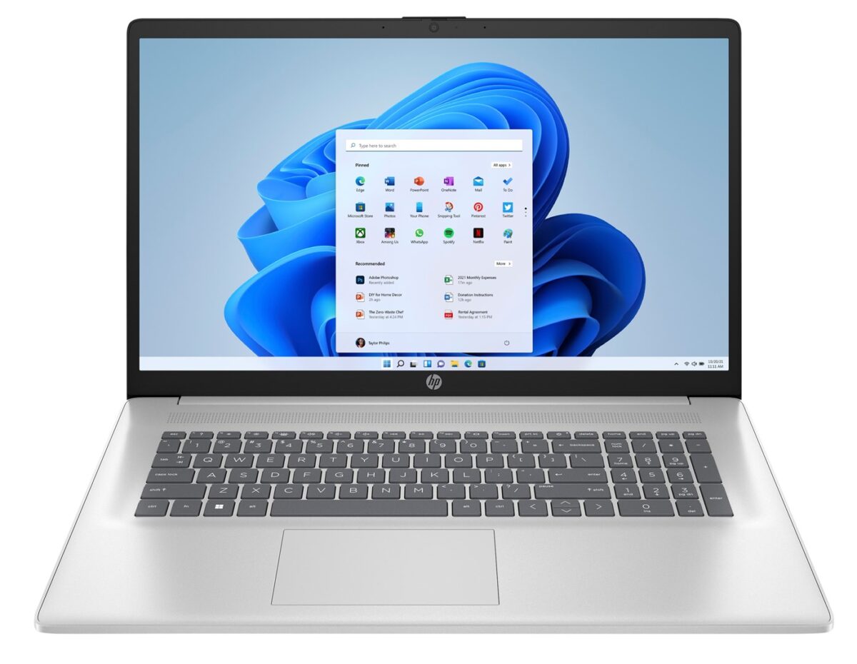 HP 17-cn3135nw Intel® Core™ i5 i5-1334U Laptop 43.9 cm (17.3 ) Full HD 16 GB DDR4-SDRAM 512 GB SSD Wi-Fi 6 (802.11ax) Windows 11 Home Silver - Image 1