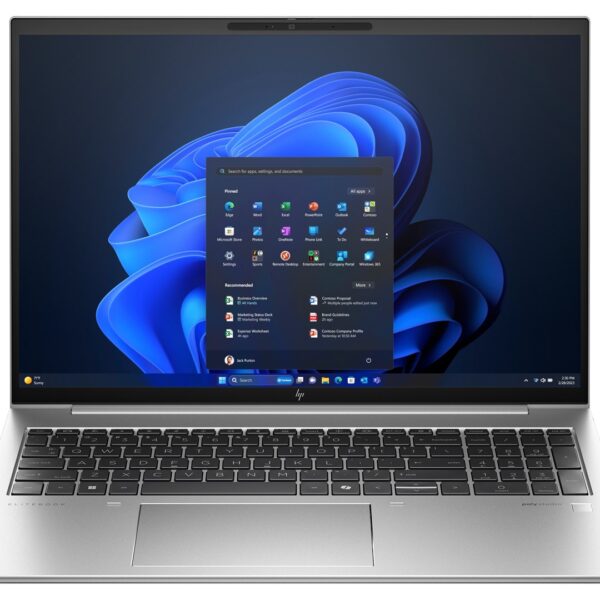 HP EliteBook 860 G11 Intel Core Ultra 7 155U Laptop 40.6 cm (16 ) WUXGA 16 GB DDR5-SDRAM 512 GB SSD Wi-Fi 6E (802.11ax) Windows 11 Pro Silver