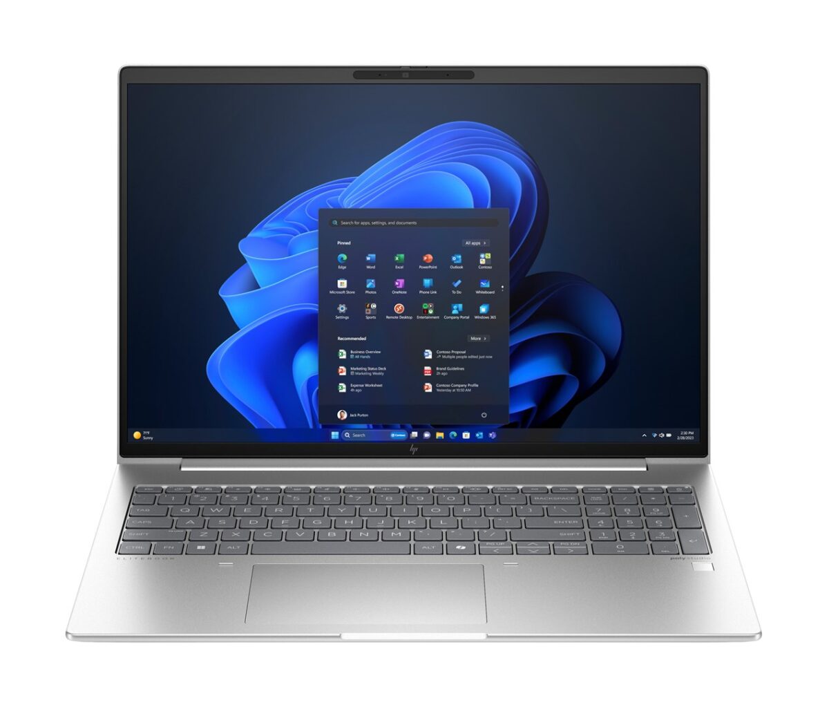 HP EliteBook 665 G11 AMD Ryzen™ 5 7535U Laptop 40.6 cm (16 ) WUXGA 16 GB DDR5-SDRAM 512 GB SSD Wi-Fi 6E (802.11ax) Windows 11 Pro Silver - Image 1