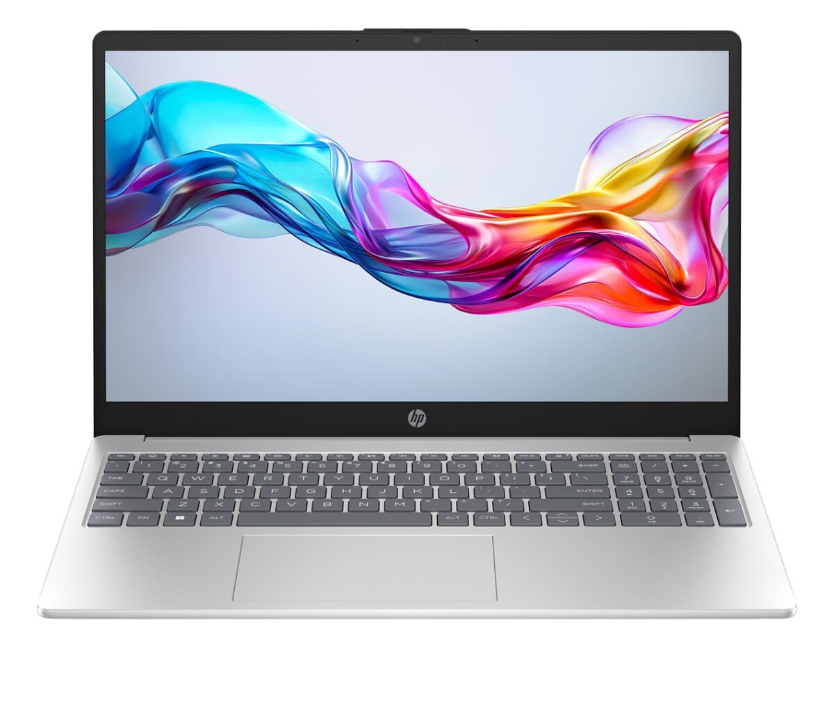 HP 15-fd0234nw Intel® Core™ i3 i3-1215U Laptop 39.6 cm (15.6 ) Full HD 16 GB DDR4-SDRAM 512 GB SSD Wi-Fi 6E (802.11ax) Free DOS Silver - Image 1