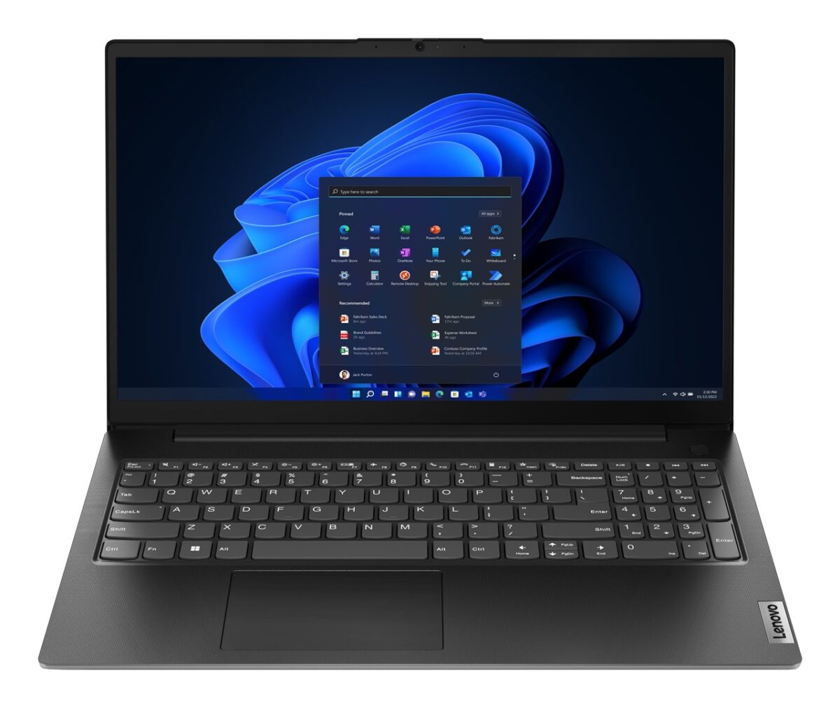 Lenovo V15 Intel® Core™ i3 i3-1315U Laptop 39.6 cm (15.6 ) Full HD 8 GB DDR4-SDRAM 256 GB SSD Wi-Fi 6 (802.11ax) English Black - Image 1