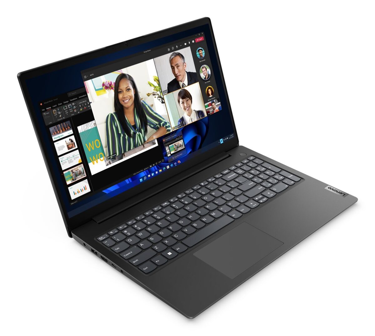 Lenovo V15 Intel® Core™ i3 i3-1315U Laptop 39.6 cm (15.6 ) Full HD 8 GB DDR4-SDRAM 256 GB SSD Wi-Fi 6 (802.11ax) English Black - Image 2