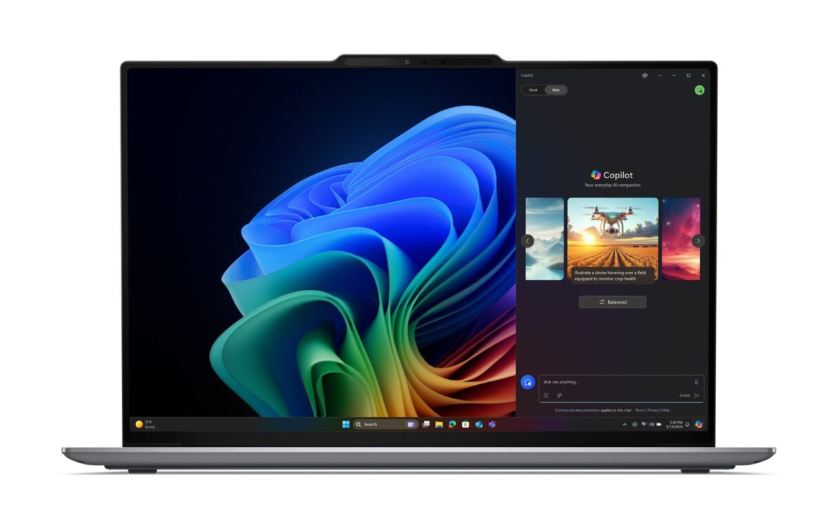 Lenovo ThinkPad X9-15 Gen 1 Copilot+ PC Intel Core Ultra 7 258V Laptop 38.9 cm (15.3 ) Touchscreen 2.8K 32 GB LPDDR5x-SDRAM 1 TB SSD Wi-Fi 7 (802.11be) Windows 11 Pro French Grey - Image 2