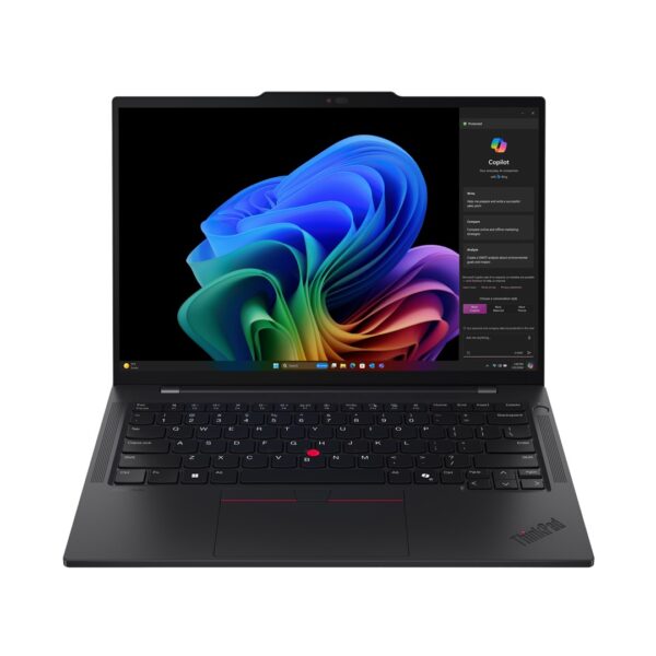 Lenovo ThinkPad T14s Gen 6 (Snapdragon) Copilot+ PC Qualcomm Snapdragon X1E-78-100 Laptop 35.6 cm (14 ) WUXGA 32 GB LPDDR5x-SDRAM 1 TB SSD Wi-Fi 7 (802.11be) Windows 11 Pro English Black