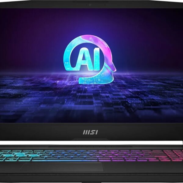MSI Katana A15 AI B8VF-487XPL AMD Ryzen™ 7 8845HS Laptop 39.6 cm (15.6 ) Full HD 16 GB DDR5-SDRAM 1 TB SSD NVIDIA GeForce RTX 4060 Wi-Fi 6E (802.11ax) NoOS Black