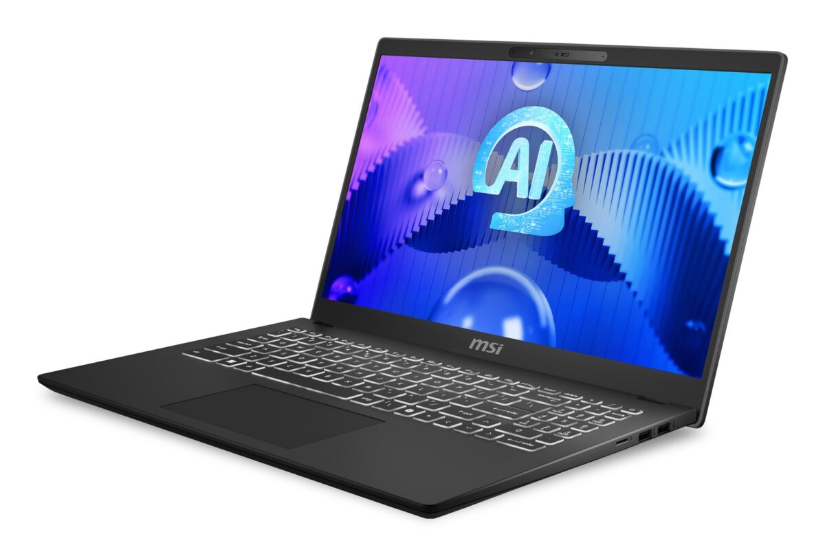 MSI Modern 15 H AI C1MG-210PL Intel Core Ultra 5 125H Laptop 39.6 cm (15.6 ) Full HD 16 GB DDR5-SDRAM 512 GB SSD Wi-Fi 6E (802.11ax) Windows 11 Home Black - Image 2