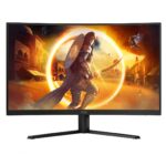 AOC G4 CQ32G4VE computer monitor 81.3 cm (32 ) 2560 x 1440 pixels Quad HD LCD Black  Grey - Image 2