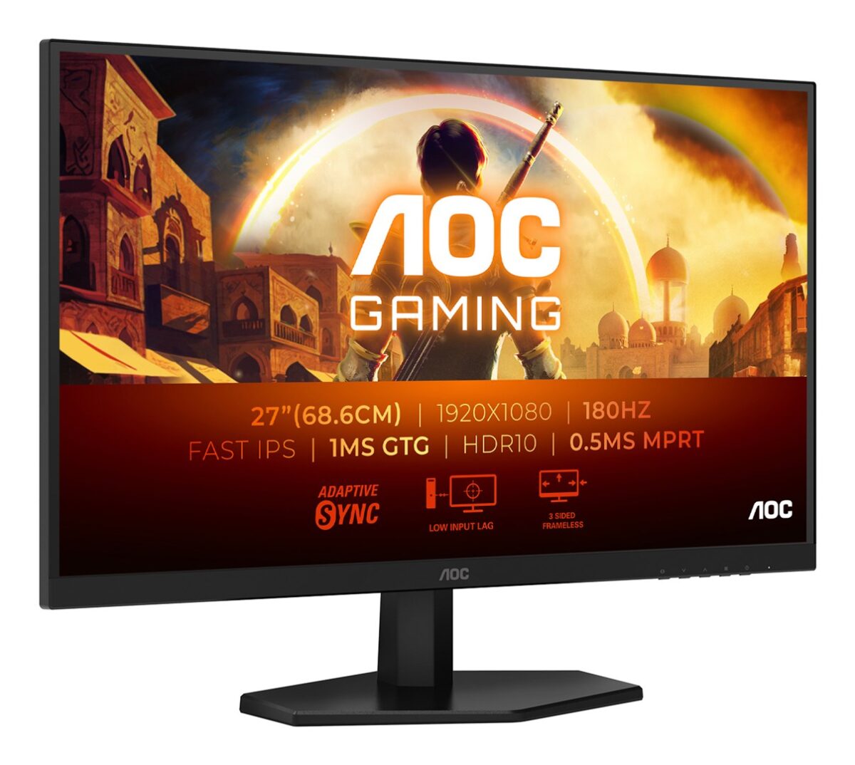 AOC G4 27G42E computer monitor 68.6 cm (27 ) 1920 x 1080 pixels Full HD LCD Black - Image 2