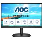 AOC B2 22B2H/EU LED display 54.6 cm (21.5 ) 1920 x 1080 pixels Full HD Black - Image 2