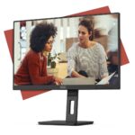 AOC 24E3QAF 23.8'' IPS HDMI DP Pivot Speakers - Image 5