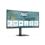 AOC V5 CU34V5C/BK LED display 86.4 cm (34 ) 3440 x 1440 pixels Wide Quad HD Black - Image 4