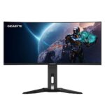 GIGABYTE MO34WQC 34  OLED WQHD Curved Gaming Monitor - 3440 x 1440  175Hz  0.03ms  KVM  250 cd/m2  FreeSync Premium Pro  DisplayHDR True Black 400  HDMI 2.1  Displayport 1.4 - Image 2