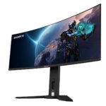GIGABYTE MO34WQC 34  OLED WQHD Curved Gaming Monitor - 3440 x 1440  175Hz  0.03ms  KVM  250 cd/m2  FreeSync Premium Pro  DisplayHDR True Black 400  HDMI 2.1  Displayport 1.4 - Image 3