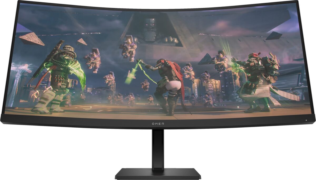 OMEN by HP 34 inch WQHD 165Hz Curved Gaming Monitor - OMEN 34c - Image 1