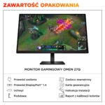 HP OMEN 27 inch QHD 180Hz Gaming Monitor - 27q G2 - Image 5