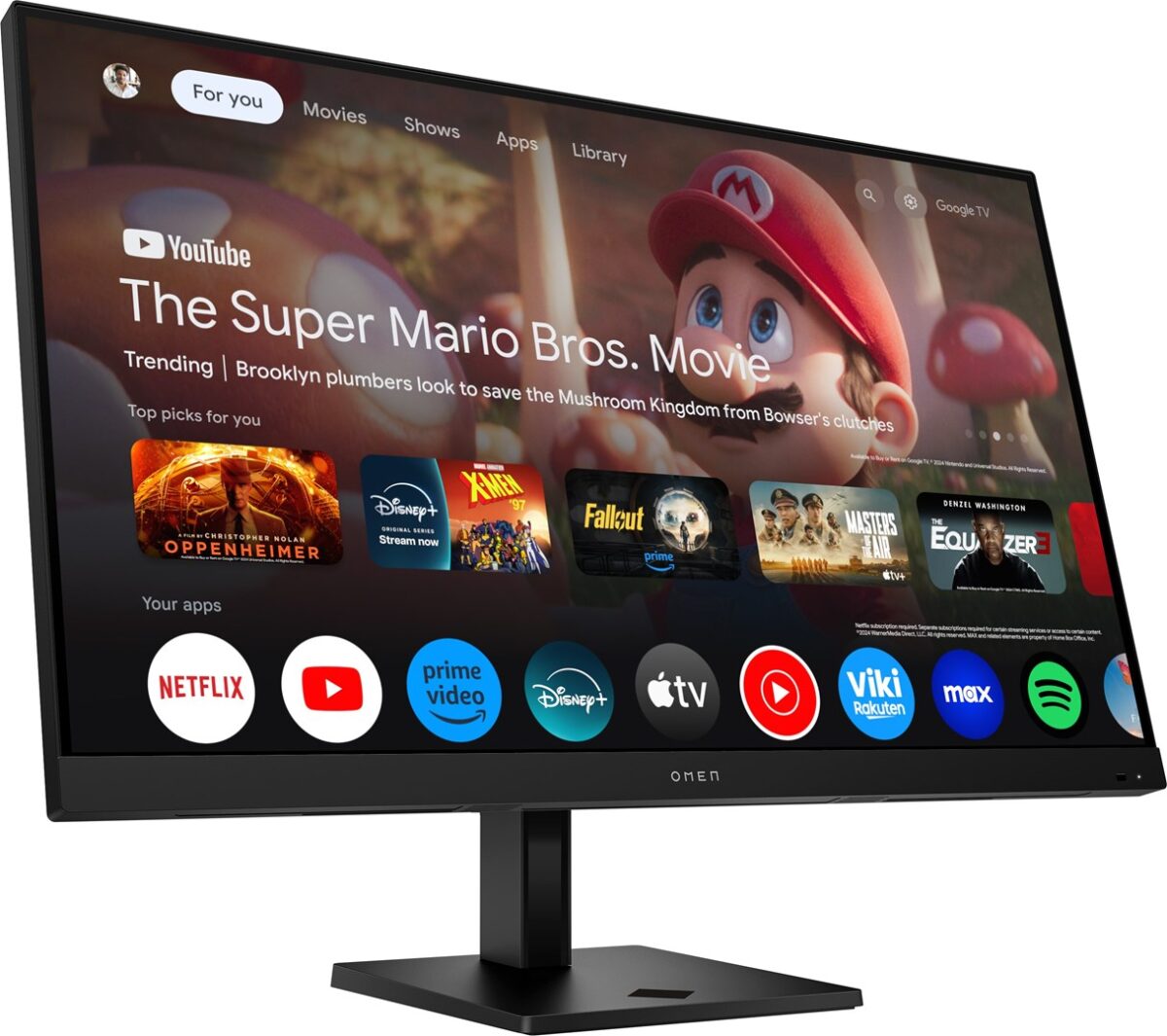 OMEN by HP 32x computer monitor 80 cm (31.5 ) 3840 x 2160 pixels 4K Ultra HD LCD Black - Image 2