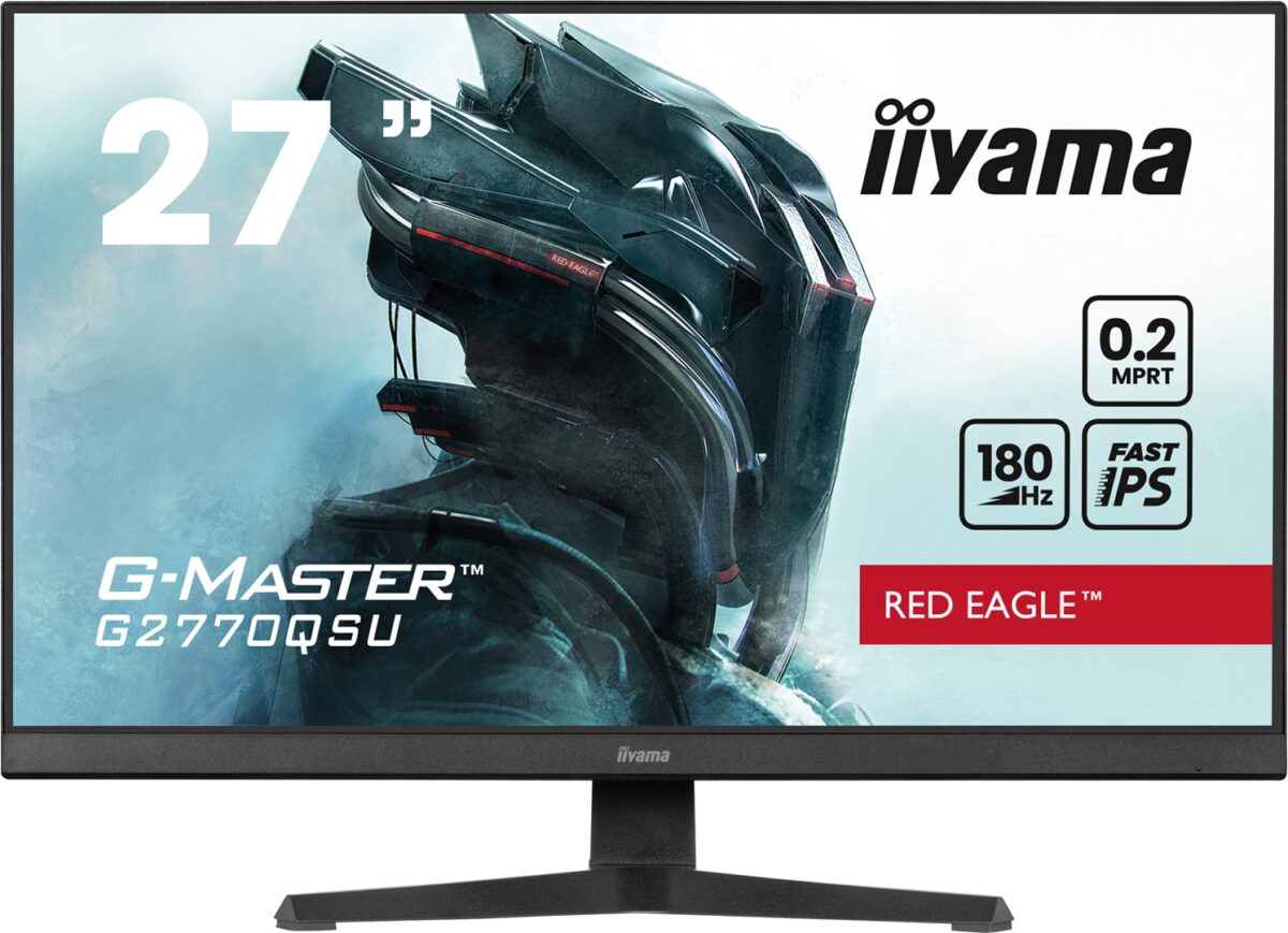 iiyama G-MASTER G2770QSU-B6 computer monitor 68.6 cm (27 ) 2560 x 1440 pixels Wide Quad HD LED Black - Image 1