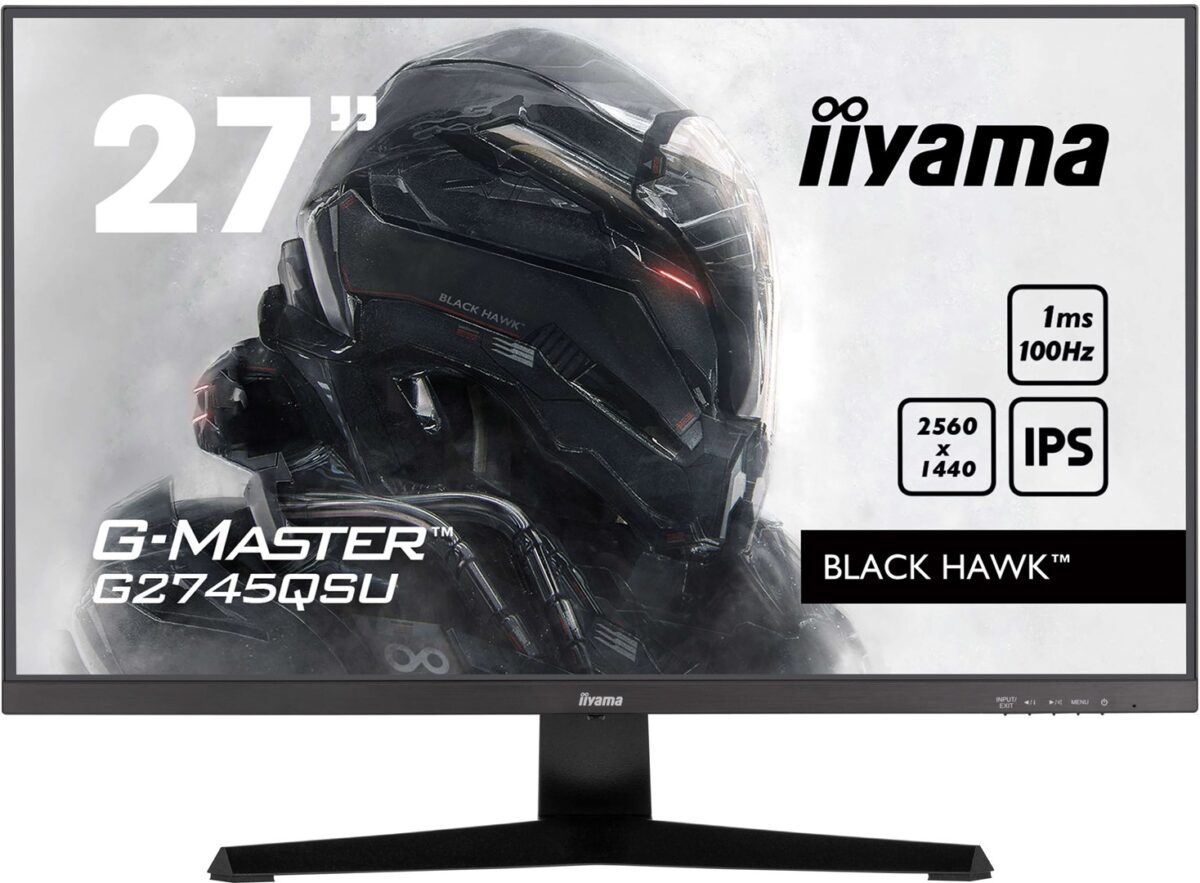 iiyama G-MASTER G2745QSU-B2 computer monitor 68.6 cm (27 ) 2560 x 1440 pixels Wide Quad HD LED Black - Image 1
