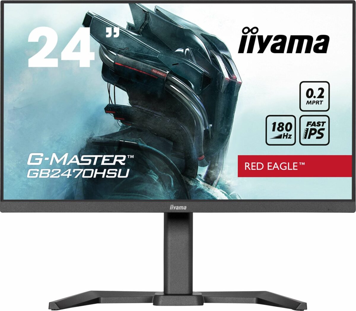 iiyama G-MASTER GB2470HSU-B6 computer monitor 60.5 cm (23.8 ) 1920 x 1080 pixels Full HD LCD Black - Image 1
