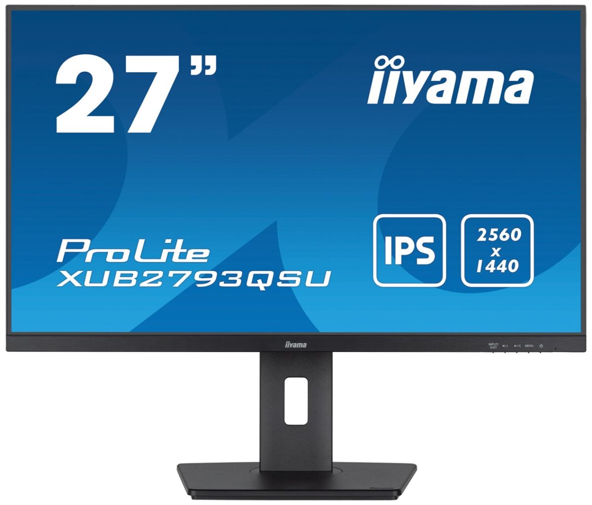 iiyama XUB2793QSU-B7 computer monitor 68.6 cm (27 ) 2560 x 1140 pixels Wide Quad HD LED Black - Image 1