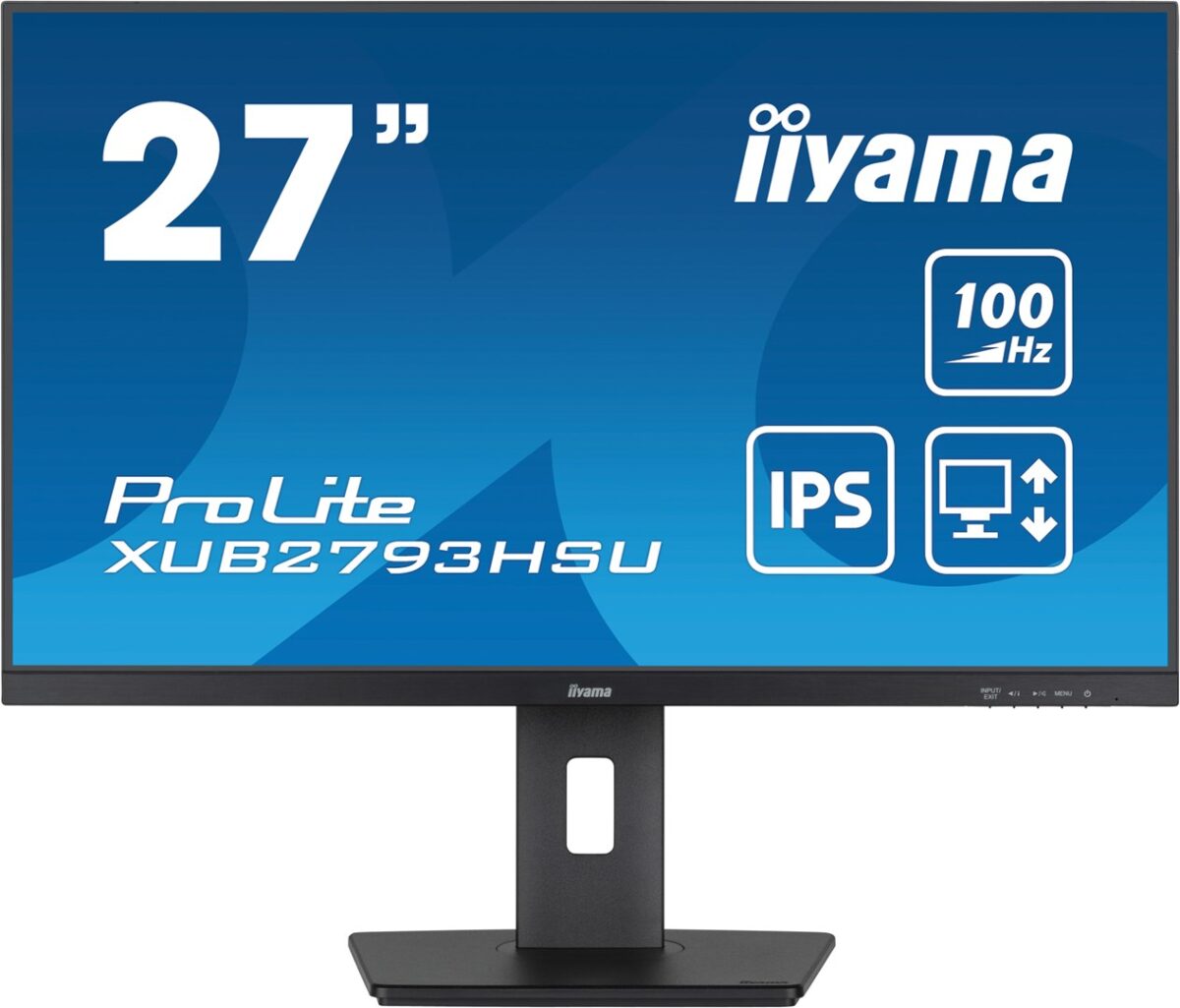 iiyama ProLite XUB2793HSU-B7 computer monitor 68.6 cm (27 ) 1920 x 1080 pixels Full HD LED Black - Image 1