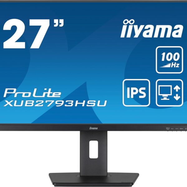 iiyama ProLite XUB2793HSU-B7 computer monitor 68.6 cm (27 ) 1920 x 1080 pixels Full HD LED Black