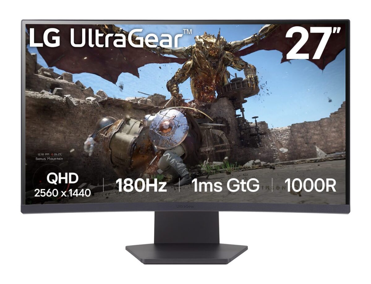 LG 32GS60QC-B computer monitor 80 cm (31.5 ) 2560 x 1440 pixels Quad HD Black - Image 1