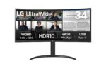 LG 34WR50QK-B computer monitor 86.4 cm (34 ) 3440 x 1440 pixels Wide Quad HD Black
