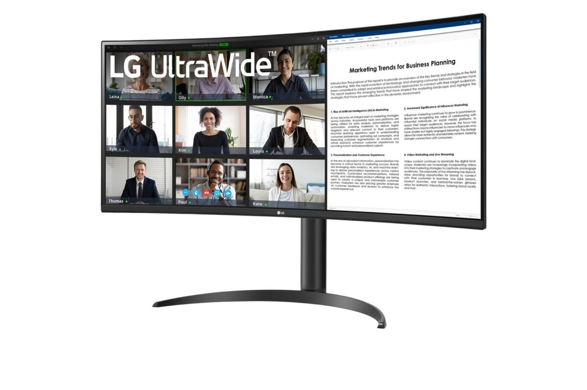 LG 34WR50QK-B computer monitor 86.4 cm (34 ) 3440 x 1440 pixels Wide Quad HD Black - Image 2
