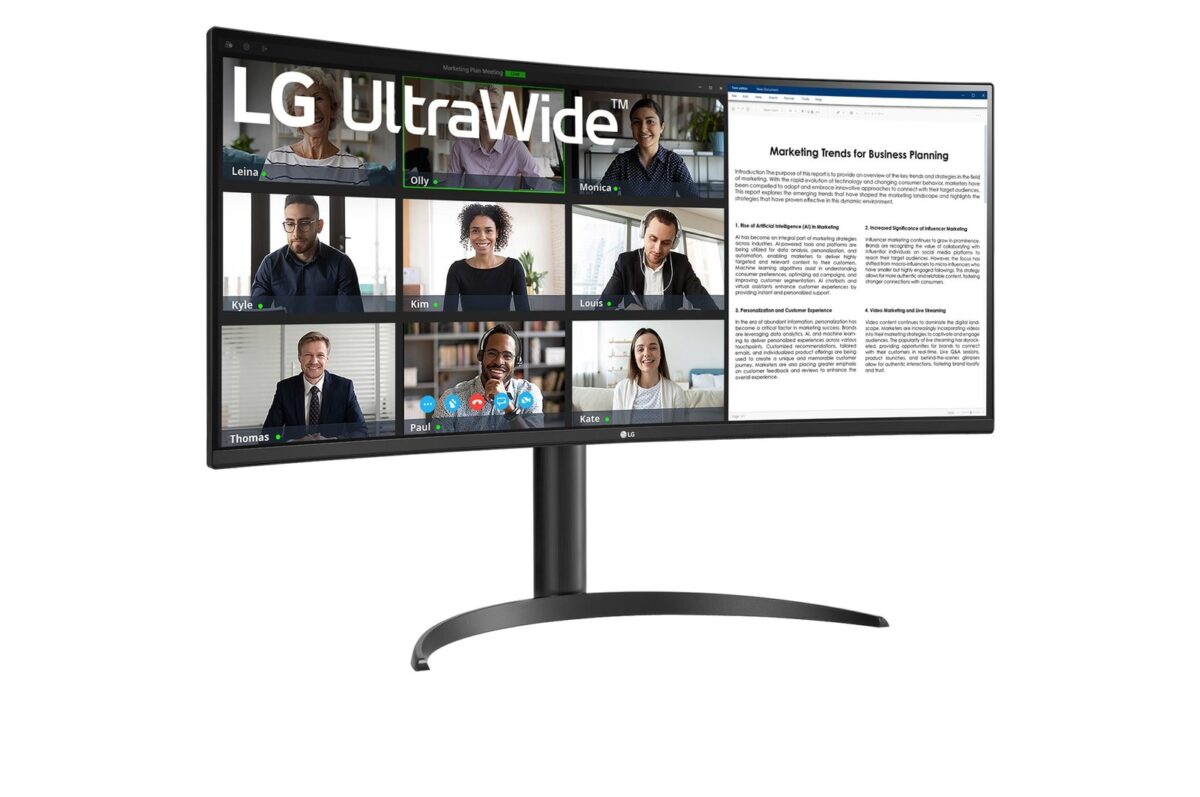 LG 34WR50QK-B computer monitor 86.4 cm (34 ) 3440 x 1440 pixels Wide Quad HD Black - Image 3