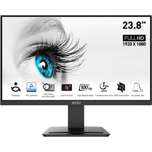 MSI Pro MP2412 computer monitor 60.5 cm (23.8 ) 1920 x 1080 pixels Full HD LCD Black